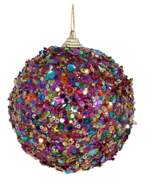 Glitter Ball Christmas Decoration