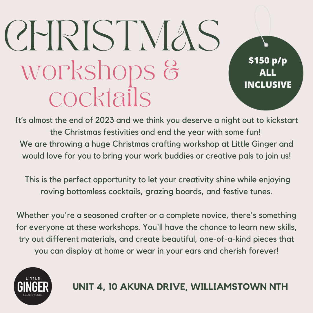 Christmas Workshop & Cocktails