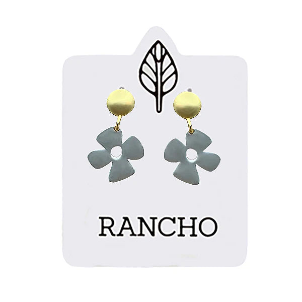 Retro Flower Studs