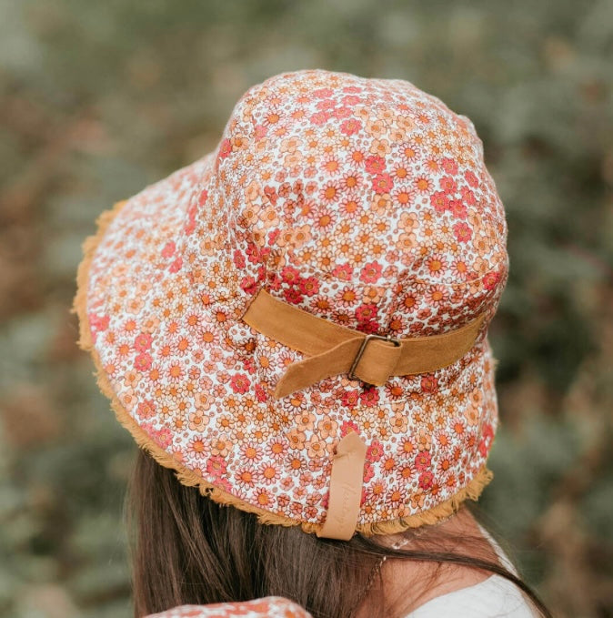 Melody / Maize Fabric Bucket Sun Hat