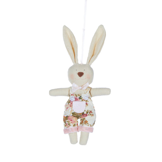 Pebbles Rose Bunny Easter Decoration