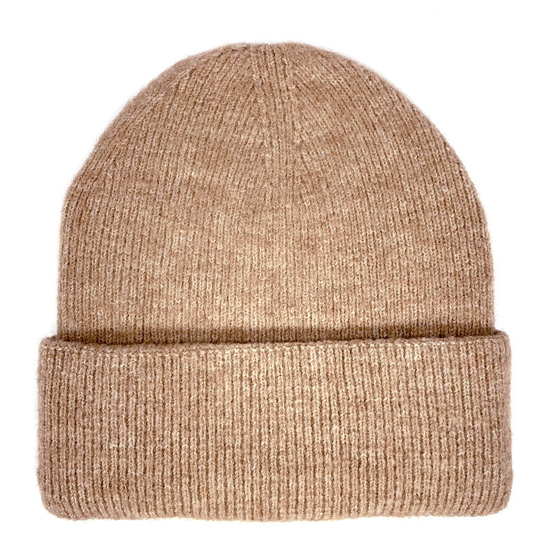 Large Wool Blend Beanie