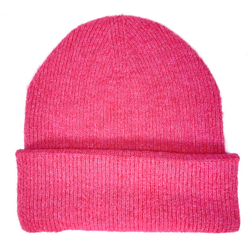 Large Wool Blend Beanie