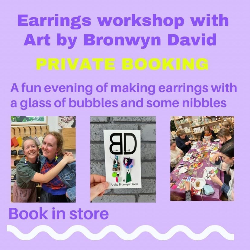 Earrings Workshop Private Booking