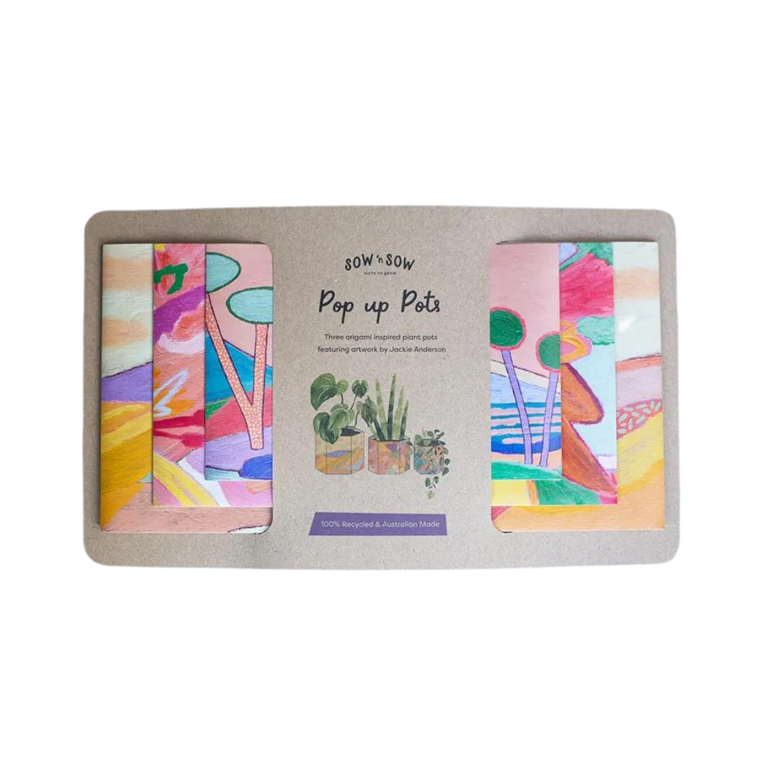 Pack of 3 Pop Up Pot pack
