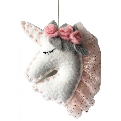 Hanging Felt Unicorn