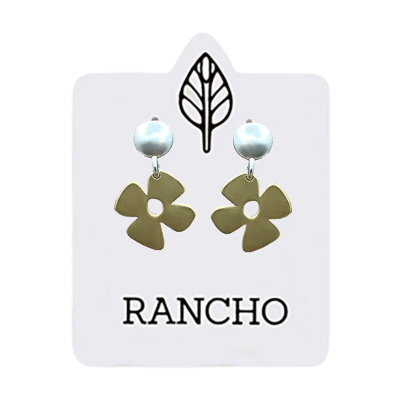 Retro Flower Studs