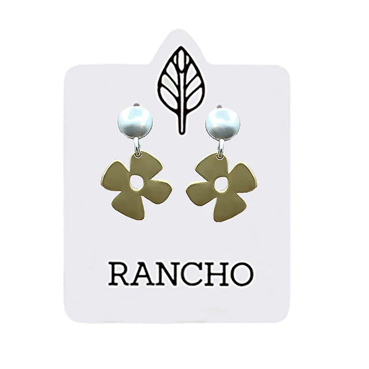 Retro Flower Studs
