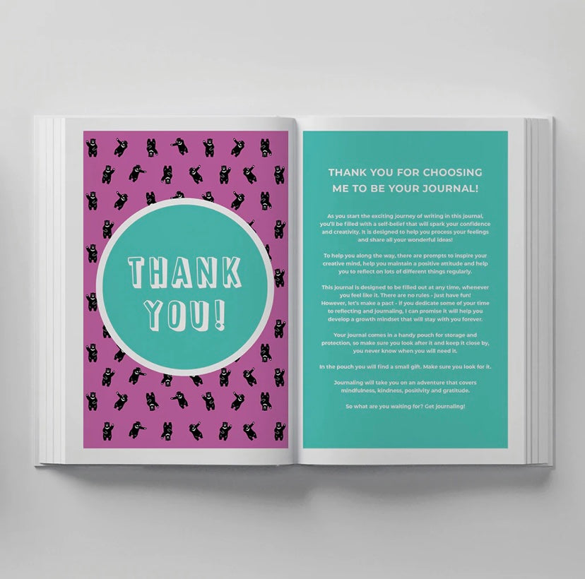 Kids Journal | Growth Mindset Journal - Pink available in store only