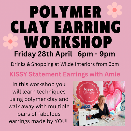 April Polymer Clay Earring Workshop