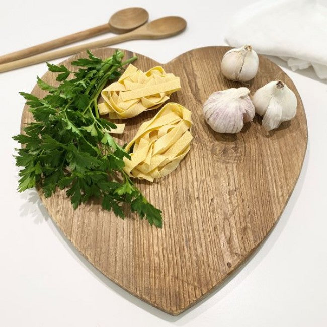 Recycled Elm heart board